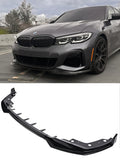 G20 M340i 330i Front M Bumper Lip Splitter Spoiler Gloss Black Compatible for 2019-2022 BMW 3 Series M Bumper Only (Gloss Black B-Grade)